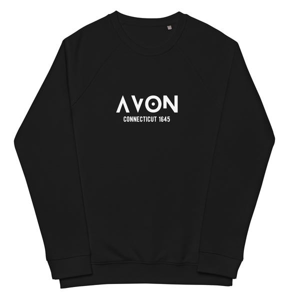 Avon, CT - Unisex Organic Raglan Sweatshirt (2 Colors)