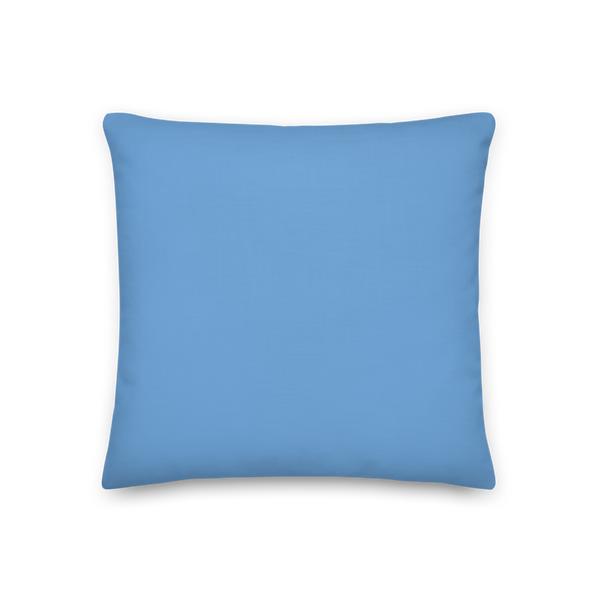 Greek Key Pillow (Blue)