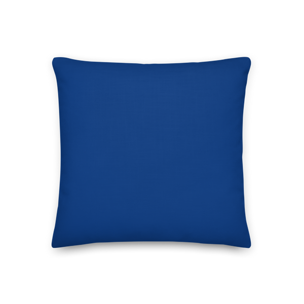 Greek Key Pillow (Midnight Blue)