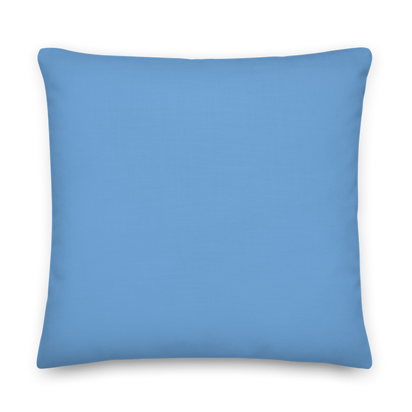 Greek Key Pillow (Blue)