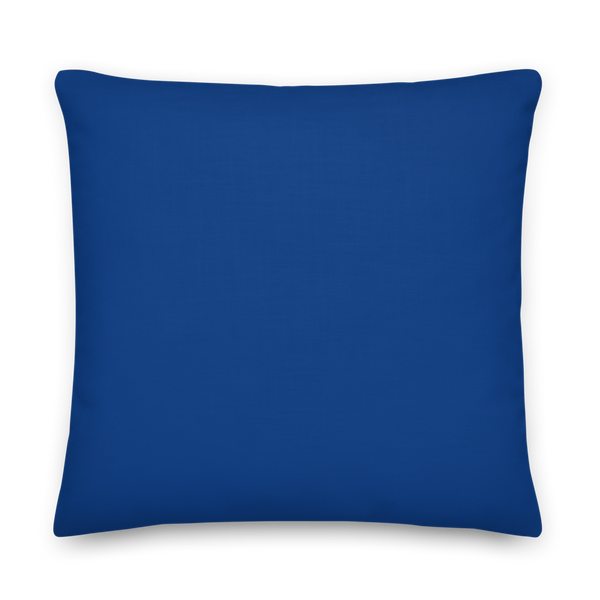 Greek Key Pillow (Midnight Blue)