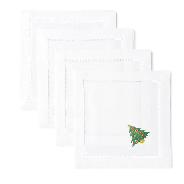 Cocktail Napkin - Christmas Tree