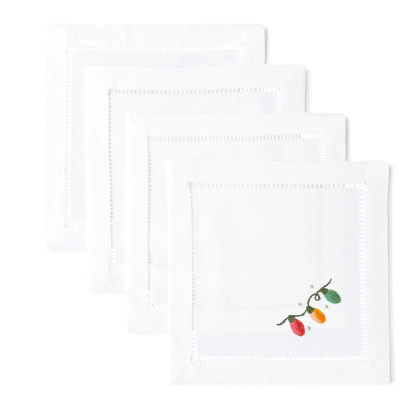 Cocktail Napkin - Holiday Lights