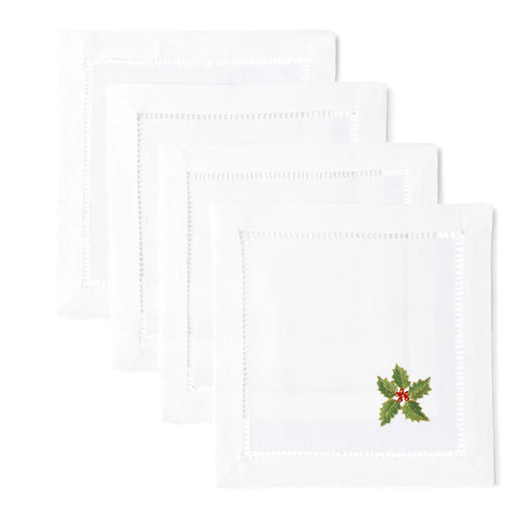 Cocktail Napkin - Holly