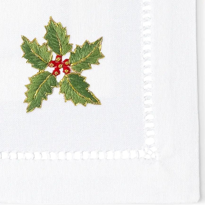 Cocktail Napkin - Holly