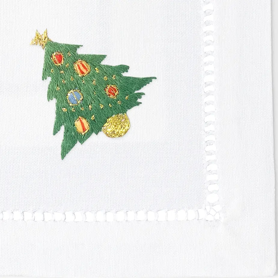 Cocktail Napkin - Christmas Tree