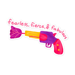 She.Work Collection | Fearless Fierce Fabulous Sticker