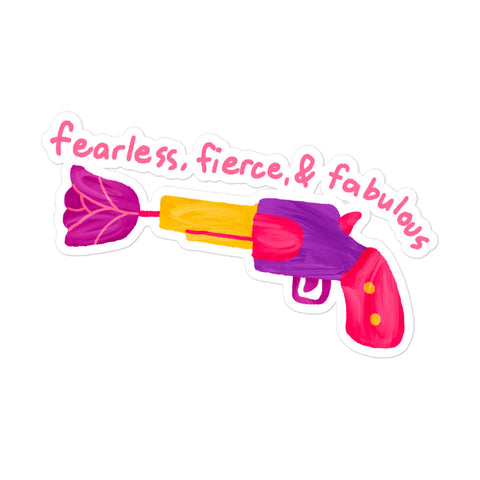 She.Work Collection | Fearless Fierce Fabulous Sticker