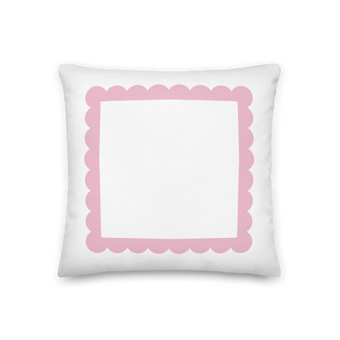 Scallop Pillow (Pink)