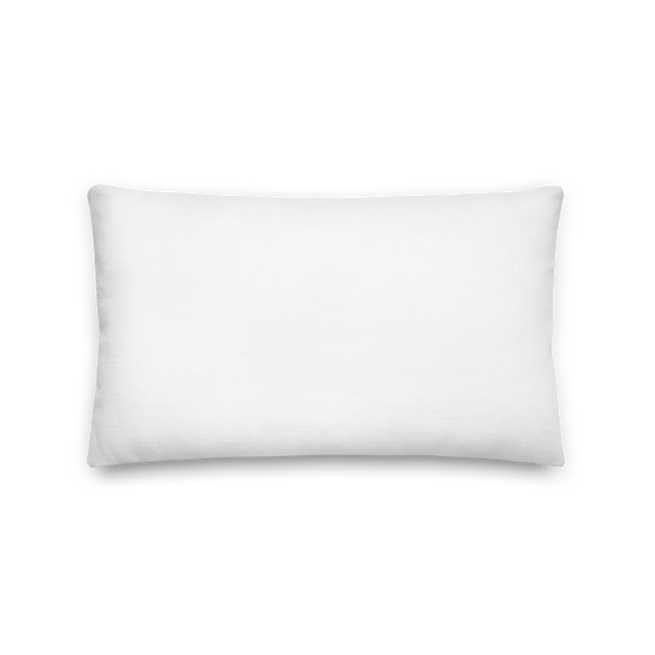 Scallop Lumbar Pillow (Blue)