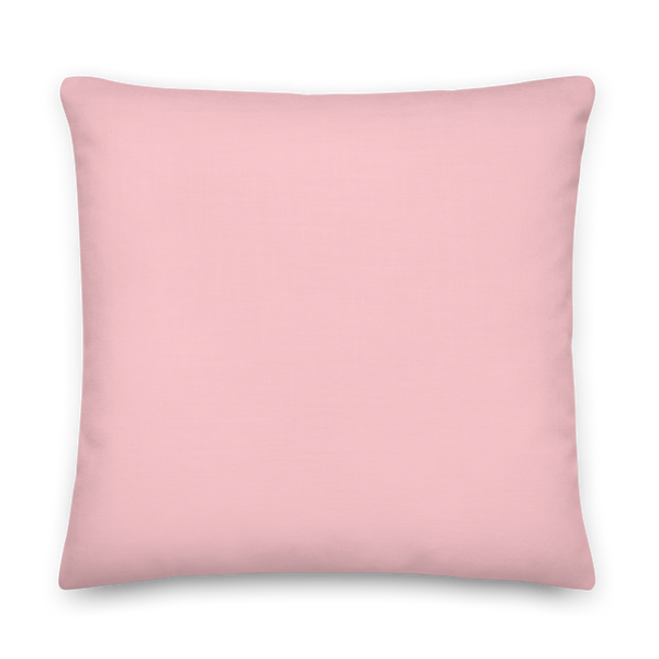 Greek Key Pillow (Light Pink)