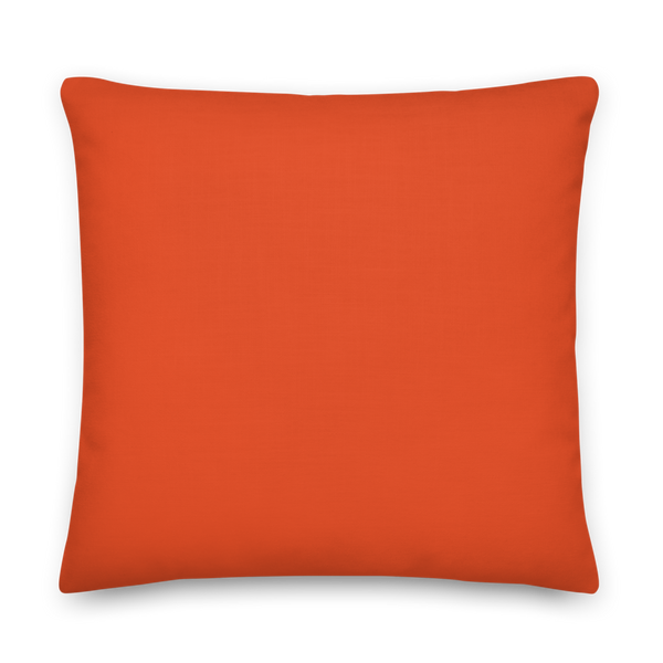 Staffordshire Dogs Pillow - Burnt Orange