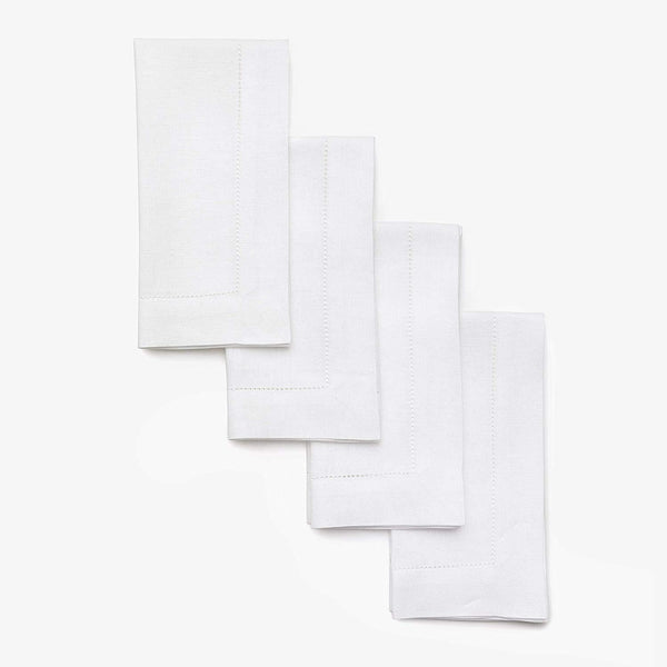 Monogrammed Hemstitched Dinner Napkins (10 Colors) - Happiest Shop Ever