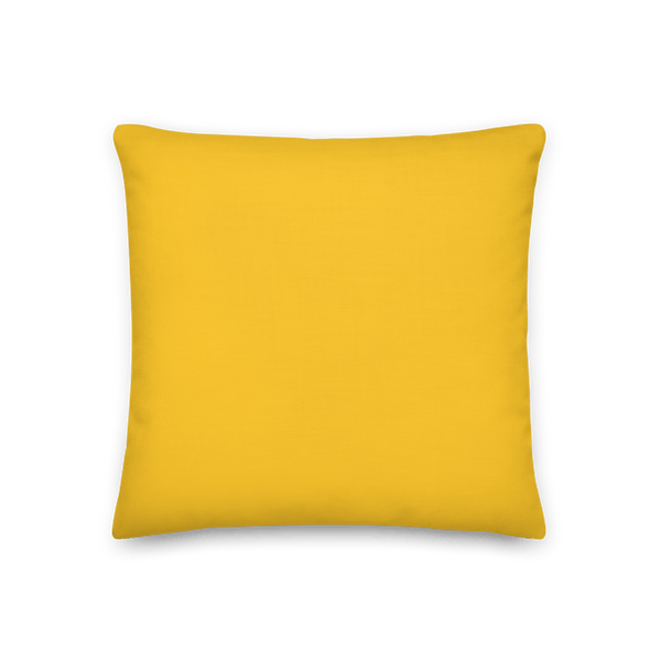 Negative Vibes Protection Pillow with Beautiful Evil Eyes (Yellow) - Happiest Shop Ever